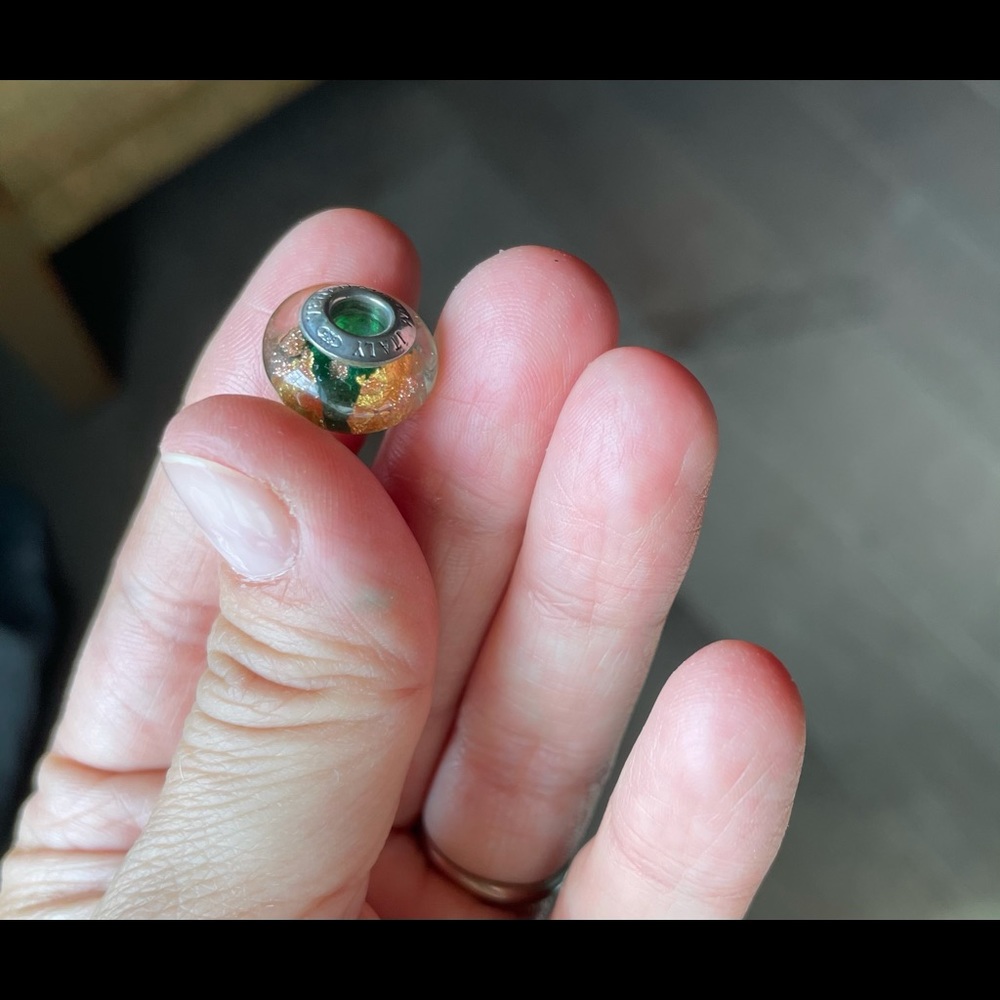 Murano Glass Bracelet Charm
